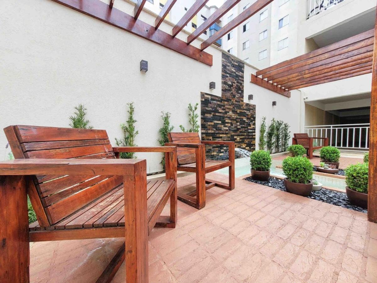 Bem No Centro, Cozinha Completa, Varanda E Garagem Посус-ди-Калдас Экстерьер фото